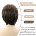 SEVENCOLORS Short Hair Wig with Bangs - Dark Brown Mixed Blonde Pixie Cut for Women | Synthetic Straight Fiber Wig - Buy Online on GoSupps.com