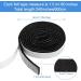 1/2 x 60 Inch Felt Strips with Adhesive Backing Felt Tapes Felt Strip Rolls Furniture Self-Stick Heavy Duty Polyester for Protecting Furniture and DIY Adhesive (Black  4 Rolls) 4 Black - Buy Online on GoSupps.com