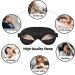 Eyelash Pattern Soft Sleep Eye Mask | Breathable Eye Patch for Women | Perfect for Travel & Relaxation - Buy Online on GoSupps.com