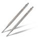 Acupressure pen meridian pen stainless steel acupressure rod ball 2.5mm 4.5mm acupuncture sticks for acupressure 2 pieces