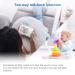 VTech Video Baby Monitor with 1000ft Long Range  Auto Night Vision  2.8 Screen  2-Way Audio Talk  Temperature Sensor  Power Saving Mode  Lullabies and Wall-mountable Camera with bracket  White 2.8" screen - Buy Online on GoSupps.com
