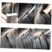 POPETPOP Real Hair Wig Straight Hair Extensions Tape in Hair Seamless Hair Extention Human Hair Wigs Invisible Hair Weaving medium Black - Buy Online on GoSupps.com