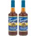 Torani Sugar-Free dark brown Sugar Cinnamon Flavour Syrup 750ml bottle 2 Pack Glass Bottle 2 Pack