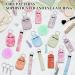 YALINKA 96Pcs Travel Bottle Chapstick Lanyard Keychain Holders - Reusable Lip Balm Pouch with Tassel Pom Pom - Style 3 - Buy Online on GoSupps.com