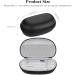 Moko 2 in 1 Glasses Case & Contact Lens Container - Portable Travel Set with Mirror & Tweezers for Men & Women | Black & White - Buy Online on GoSupps.com