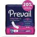 Prevail Incontinence Bladder Control Pads for Women | Maximum Absorbency | Long Length | 156 Count (39 Count, Pack of 4) - Buy Online on GoSupps.com