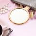 FOMIYES Hand Mirror - Rose Gold Glass Handheld Mirror for Makeup and Travel - 16x9cm - Buy Online on GoSupps.com