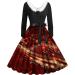 Sexy Christmas Sweater Dress - Long Arm Party Dress with Pocket & Moose Print - Buy Online on GoSupps.com