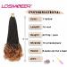16 French Curl Crochet Braids: 8 Pack Goddess Box Braids in T1B/30 - Synthetic Hair Extensions - Buy Online on GoSupps.com