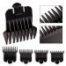 Snap-on Blade Attachment Combs Set for GTX, GTO, and GO Clippers - Black (4-comb Set) - Buy Online on GoSupps.com