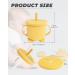 DUALFERV 2-in-1 Silicone Sippy Cup & Snack Containers | Baby Sippy Cups with Straws & Snack Lid | BPA Free | Infant & Toddler Training Cup | 6 Months - Buy Online on GoSupps.com