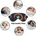 Space Spiral Cosmic Energy Print Eye Mask | Double-Sided Soft & Light Blocking for Better Sleep - Buy Online on GoSupps.com