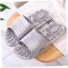FRCOLOR 3 Pairs Massage Slippers Acupuncture Slippers Shower Sandals Slippers for Men Slippers for Men Pedicure Slippers for Bedroom Pedicure Slippers for Home Foot 27.00X11.00X5.00CMx3pcs Grey X 3 Pieces - Buy Online on GoSupps.com
