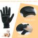 Happy Fox Pet Grooming Gloves - Massage Brush Gloves for Cats Dogs Horses - Depilation Comb & Massage Pet Artifact - Black - Buy Online on GoSupps.com
