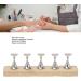 Nail Stand for Press On Nails Display Nail Practice Stand Wave Edge Wooden Base Nail Practice Stand - Buy Online on GoSupps.com