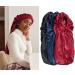 8pcs Satin Long Bonnet Caps for Women - Large Hair Bonnets for Sleeping and Dreadlock Protection in Multicolor - Buy Online on GoSupps.com