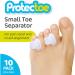 Protectoe Single Gel Small Toe Separator - Box of 10 | Toe Spacer for Overlapping Toes | Gel Toe Separators - Buy Online on GoSupps.com