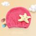 Cute Funny Hair Drying Towel for Kids Girls Microfiber Quick Drying Towel Wrap Kids Hair Towel Wrap Absorbent Hair Dry Hat Cap (Pink Starfish)