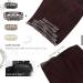 Moresoo Wine Red Clip in Human Hair Extensions - 12 Inch Remy Hair, 5 Pieces/70g #99J - Buy Online on GoSupps.com