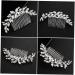 DOITOOL Bride Hair Comb 1pc Bridal Comb Bridal Rhinestone Headwear Hairpins Hair for Hair Claw Clips for Women Faux Buns Headwear for Women Tiara Hair Comb Accessories Alloy Bride Wedding - Buy Online on GoSupps.com