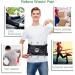 Alkani Decompression Rear Belt - Adjustable Lumbar Support Pillow for Sciatica Relief Lower Back Pain & Herniated Discs (Size M) - Buy Online on GoSupps.com