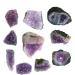 Meditation Gift Natural Amethyst February Birthstone Rough Home Decor (Size : 400-450g) - Buy Online on GoSupps.com