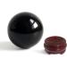 Mina Heal 150mm Obsidian Crystal Ball for Feng Shui Meditation & Interior Decor - 100% Authentic Fortune Teller Stone - Buy Online on GoSupps.com