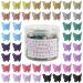 Butterfly Hair Clips Pastel Hair Clips for Tiweio  50 Pcs Small Hair Claw Clips Mini Hair Accessories for Girls and Women with Box Packaged  14 Metallic Color 50 Count (Pack of 1) 14 Metallic Color