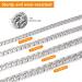 Adjustable Stainless Steel Chain Dog Training Collar - Strong & Durable Slip Collar for Small, Medium, Large Dogs - Tarnish Resistant - Weatherproof (L Silver) - Buy Online on GoSupps.com