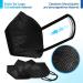 Buy Virshields FFP2 Mundsprung Mask - 94% PFE 99.99% VFE 5-Layer Protection EN 149 Certified Available in Black - 20 Pack for International Shipping - Buy Online on GoSupps.com