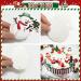 Opakawpop 48pcs Merry Christmas Cake Toppers 8 Patterns Christmas Cupcake Toppers Christmas Cake Decorations Cute Snowman Christmas Cake Topper for Birthday Party - Buy Online on GoSupps.com