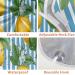Blue White Striped Beard Bib Apron - Hair Catcher for Men | Perfect Father's Day & Christmas Gift for Dad or Husband - Buy Online on GoSupps.com