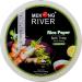 Lyan Mekong River Banh Trang Vietnamese Rice Paper Round 22cm - 300g - Pack of 3 | Gluten-Free | Vegan | Halal | 100% Natural Rice Paper 300g (Pack of 3) - Buy Online on GoSupps.com