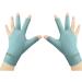 Polymath Billiard Gloves Set of 10 3-finger Snooker Gloves Pool Cue Gloves Spandex Lycra For Left Or Right Hand Men and Women Hellblau