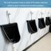 Wall Mount Plastic Urinals Urine Diverter for Men Simple Urinals Efficiency Washout Urinal Public Toilets Waterless Urinals with Hose Outdoor Construction Site Temporary Urinal Black Surface Mounted Surface mounted Black - Buy Online on GoSupps.com