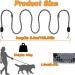 Adjustable Double Dog Leash with 2 Carabiners | 2.6m Reflective Multifunctional Leash for Large & Medium Dogs - Buy Online on GoSupps.com