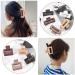 12 Pcs Rectangle Hair Clips Set for Women and Girls - Includes 6 Large Claw Clips for Thick Hair and 6 Small Claw Clips for Thin Hair - Buy Online on GoSupps.com