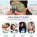 Sweet Possums Sleep Mask - Light Blocking Eye Mask for Sleeping | Adjustable Floral Blindfold for Men & Women | Soft Lightweight Perfect for Travel & Naps - Buy Online on GoSupps.com