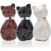 Palace Urns Cat Memorial Urn - Black, White, or Bronze - 42 Cubic Inch Capacity - Cremation Keepsake for Pet's Ashes - Metal Alloy with White Finish - Includes Velvet Drawstring Bag - 8.25x4.25 - Buy Online on GoSupps.com