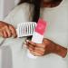 minkissy 2pcs Hair Oil Applicator Scalp Oil Applicator Root Comb Applicator Bottle for Hair Oil Hair Oiling Applicator Hair Oil Comb Pink Outfit Hair Scalp Massager Brush Hair Care Tool - Buy Online on GoSupps.com