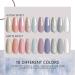 Saviland 19Pcs Dip Powder Nail Kit Starter | 10 Glitter White Pink Clear Colors | Nail Art Set with Base, Activator, Top Coat, Brush Saver, and Liquid Set - Buy Online on GoSupps.com