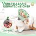 Supet Halskrause Adjustable Cat Collar - Post-Surgery Recovery Cone for Small Dogs & Cats (Avocado S: 14-23cm) - Buy Online on GoSupps.com