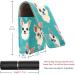 Travel Lipstick Organizer Case | Portable Makeup Bag with Mirror | Bow Chihuahua Dog Design - Shop Now - Buy Online on GoSupps.com