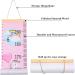 Heyu-Lotus Kids Height Chart 200X20CM - Removable Canvas and Wood Growth Chart for Boys Girls Bedroom Decoration (Unicorn 1) - Buy Online on GoSupps.com