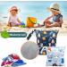 Wet Bag HOTLIKE Dry Wet Bag 3 PCS Nappy Bag for Cloth Diapers Travel Bag Organiser Waterproof Reusable Produce Bags with Handle and 2 Zipper Pockets Wet Suit Bag for Trip Beach Daycare Gym (Black) - Buy Online on GoSupps.com