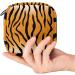 Sanitary Napkin Storage Bag Zipper Menstrual Cup Pouch Animal Pattern Tiger Stripes Multicoloured - Ideal for Girls, Women, Ladies | Feminine Menstruation Period Pads Holder - Buy Online on GoSupps.com