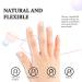 LIARTY French Short Fake Nails 140 Pcs - 14 Sizes White Acrylic Press on Nails for Women - Buy Online on GoSupps.com