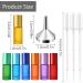 7-Pack 5ml Roll-On Glass Bottles for Essential Oils | Stainless Steel Roller Balls | Includes Syringes & Funnel for Perfumes Lotions & Aromatherapy  - Buy Online on GoSupps.com