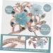 AUTSUPPL Flower Hair Crystal - Chinese Hair Vintage - Hair Accessories for Bun Decoration for Women (Blue) - Buy Online on GoSupps.com