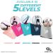 Coresteady Resistance Band Set - For Men & Women | Build Strength, Flexibility, Muscle & Tone - Ideal for Fitness, Stretching, Pilates, Physio & Yoga - 8.5 SET 2 Metre with Exercise Guide - Buy Online on GoSupps.com